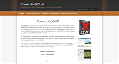 Desktop Screenshot of convertxtodvd.dk