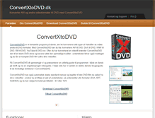 Tablet Screenshot of convertxtodvd.dk